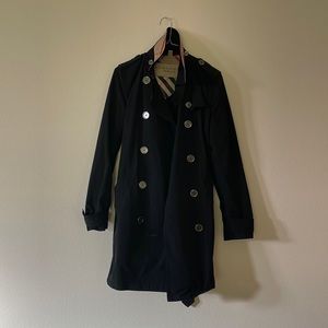 Burberry Brit Black Trench Coat